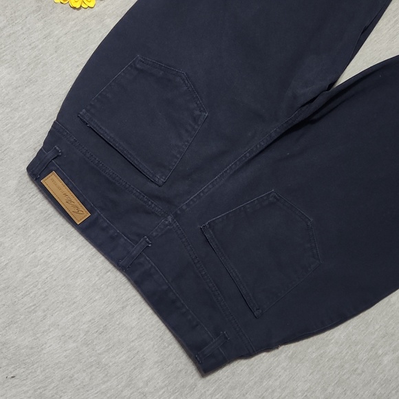 Vintage Bill Blass High Rise Baggy Relaxed Tapered Leg Purple Denim "Mom" Jeans - Picture 3 of 12